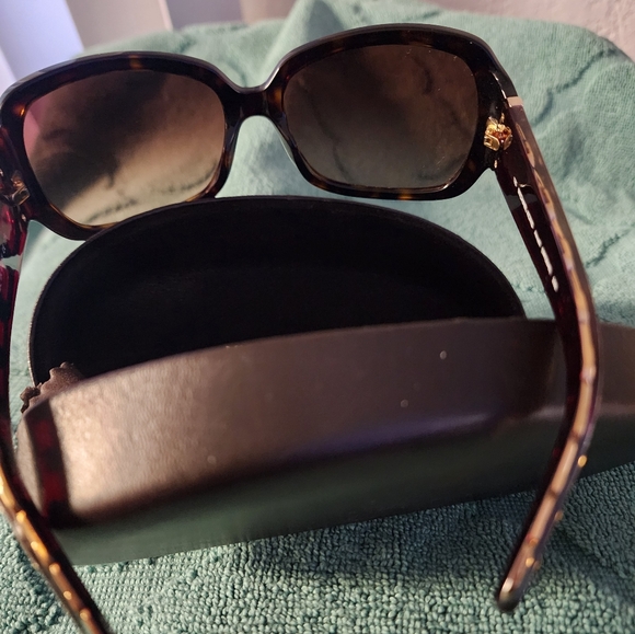SUNGLASSES MICHAEL KORS BROWN WITH CASE - Picture 2 of 5
